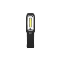 LED žibintuvėlis 3W 4xAAA su tvirtinimo magnetu ir kabliuku