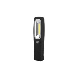 LED žibintuvėlis 3W 4xAAA su tvirtinimo magnetu ir kabliuku