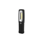 LED žibintuvėlis 3W 4xAAA su tvirtinimo magnetu ir kabliuku