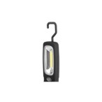 LED žibintuvėlis 3W 4xAAA su tvirtinimo magnetu ir kabliuku