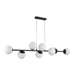 Lubinis šviestuvas E27 Bali 120cm x8 Juoda