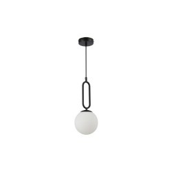 Pakabinamas šviestuvas E27 Bali-15 15cm Dekoratyvinis x1 Juoda