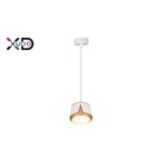 Pakabinamas šviestuvas (XD-IK257W) x1 GX53 BALTA+Aukso
