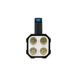 Nešiojamas žibintuvėlis LED 2W + 3W COB Baterija