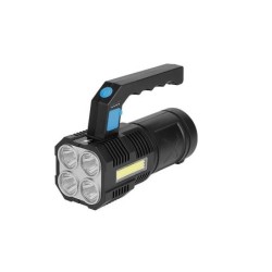 Nešiojamas žibintuvėlis LED 2W + 3W COB Baterija