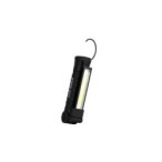 Nešiojamas žibintuvėlis LED 3W COB + 1W Baterija