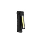 Nešiojamas žibintuvėlis LED 3W COB + 1W Baterija