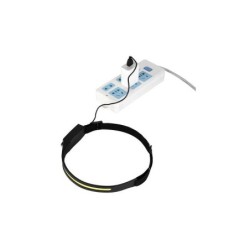 Nešiojamas žibintuvėlis LED 3W COB + 1W su jutikliu ir akumuliatoriumi