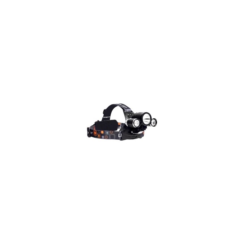Nešiojamas žibintuvėlis LED 5W T6 CREE + 2XPE su akumuliatoriumi