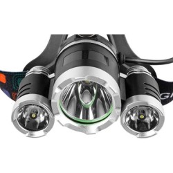 Nešiojamas žibintuvėlis LED 5W T6 CREE + 2XPE su akumuliatoriumi