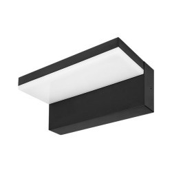 Sieninis lauko šviestuvas Hestio LED 9W Juoda