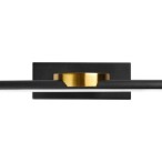 Sieninis šviestuvas LED IP20 Santo 60cm 12W 4000K JUODA