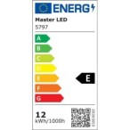 Sieninis šviestuvas LED IP20 Santo 60cm 12W 4000K JUODA