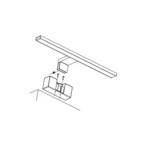 Sieninis šviestuvas LED IP44 Besta 50cm 12W 4000K