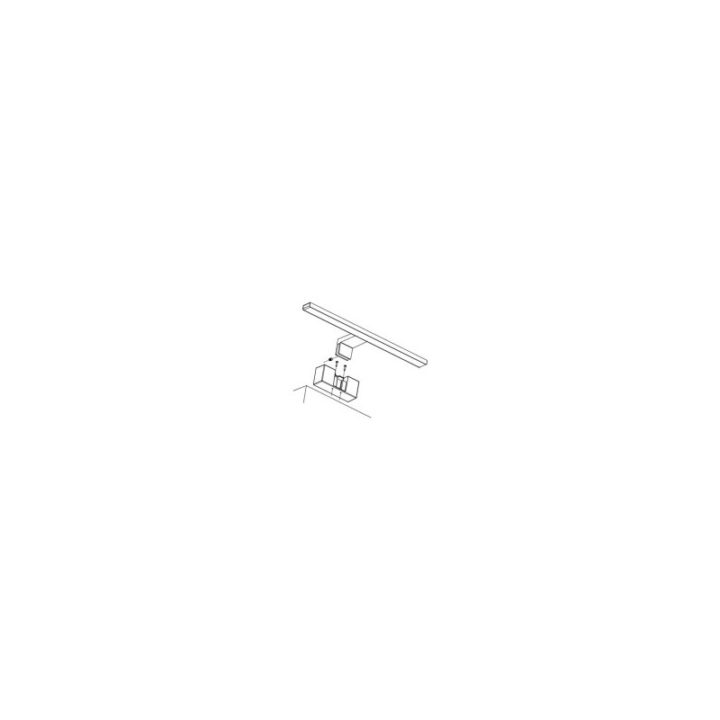 Sieninis šviestuvas LED IP44 Besta 60cm 15W 4000K