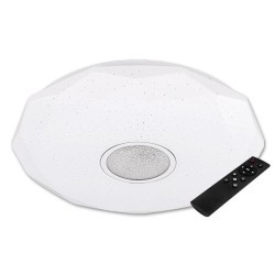 Lubinis šviestuvas LED Diami 24W 400mm 3000K-6500K Nuotolinio valdymo pultelis IR