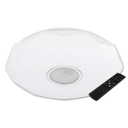 Lubinis šviestuvas LED Diami 24W 400mm 3000K-6500K Nuotolinio valdymo pultelis IR