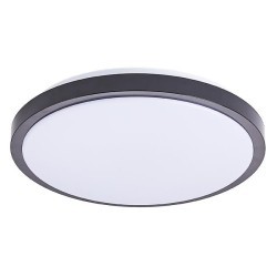 Lubinis šviestuvas LED Luvo 12W Apvalus 4000K JUODA