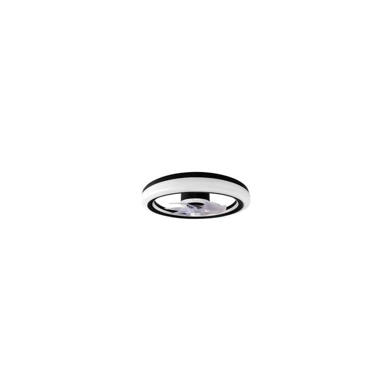 Lubinis šviestuvas (XD-LL100RB) LED su integruotu ventiliatoriumi 3CCT 45W JUODA