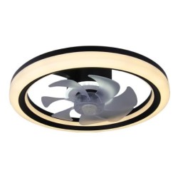 Lubinis šviestuvas (XD-LL100RB) LED su integruotu ventiliatoriumi 3CCT 45W JUODA