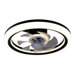 Lubinis šviestuvas (XD-LL100RB) LED su integruotu ventiliatoriumi 3CCT 45W JUODA