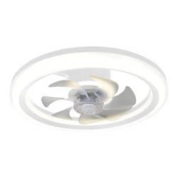 Lubinis šviestuvas (XD-LL100RW) LED su integruotu ventiliatoriumi 3CCT 45W BALTA