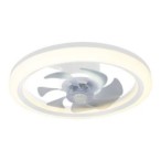 Lubinis šviestuvas (XD-LL100RW) LED su integruotu ventiliatoriumi 3CCT 45W BALTA