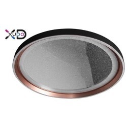 Lubinis šviestuvas (XD-LL215RB) LED 3CCT 72W JUODA+Aukso TUYA išmanioji namų sistema