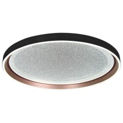 Lubinis šviestuvas (XD-LL215RB) LED 3CCT 72W JUODA+Aukso TUYA išmanioji namų sistema