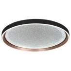 Lubinis šviestuvas (XD-LL215RB) LED 3CCT 72W JUODA+Aukso TUYA išmanioji namų sistema
