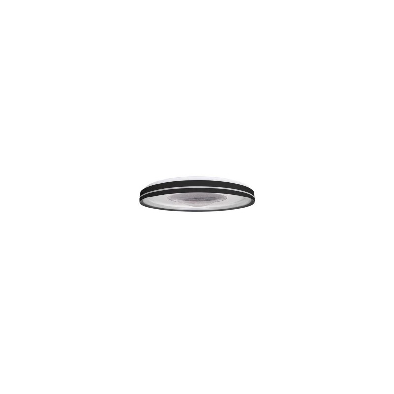 Lubinis šviestuvas (XD-LL225RB) LED 3CCT 68W 48cm JUODA Nuotolinio valdymo pultelis