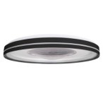 Lubinis šviestuvas (XD-LL225RB) LED 3CCT 68W 48cm JUODA Nuotolinio valdymo pultelis