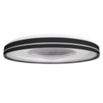 Lubinis šviestuvas (XD-LL225RB) LED 3CCT 68W 48cm JUODA Nuotolinio valdymo pultelis