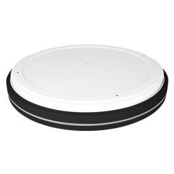 Lubinis šviestuvas (XD-LL225RB) LED 3CCT 68W 48cm JUODA Nuotolinio valdymo pultelis
