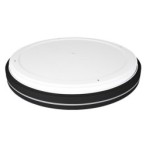 Lubinis šviestuvas (XD-LL225RB) LED 3CCT 68W 48cm JUODA Nuotolinio valdymo pultelis
