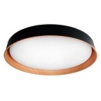 Lubinis šviestuvas (XD-LL244RW) LED 3CCT 54W JUODA+Medis Nuotolinio valdymo pultelis
