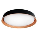 Lubinis šviestuvas (XD-LL244RW) LED 3CCT 54W JUODA+Medis Nuotolinio valdymo pultelis