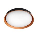 Lubinis šviestuvas (XD-LL244RW) LED 3CCT 54W JUODA+Medis Nuotolinio valdymo pultelis