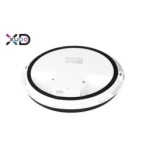 Lubinis šviestuvas (XD-LX183) LED 18W JUODA 4000K IP65 su judesio davikliu