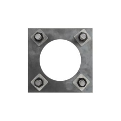 Tvirtinimo detalė šviestuvui ant atramos 100mm