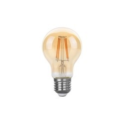 LED lemputė E27 Filamentinė 3 lygių šviesos intensyvumo valdymas A60 2700K 6W Gintaro