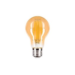 LED lemputė E27 Filamentinė 3 lygių šviesos intensyvumo valdymas A60 2700K 6W Gintaro