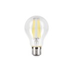 LED lemputė E27 Filamentinė 3 lygių šviesos intensyvumo valdymas A60 2700K 6W Skaidri