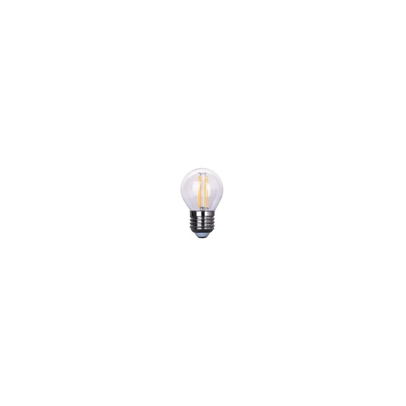 LED lemputė E27 Filamentinė 3 lygių šviesos intensyvumo valdymas G45 2700K 4W Skaidri