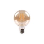 LED lemputė E27 Filamentinė 3 lygių šviesos intensyvumo valdymas G95 2700K 6W Gintaro