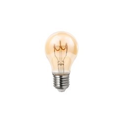 Pritemdoma LED lemputė E27 Filamentinė A60 2200K 4W Gintaro