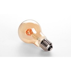 Pritemdoma LED lemputė E27 Filamentinė A60 2200K 4W Gintaro