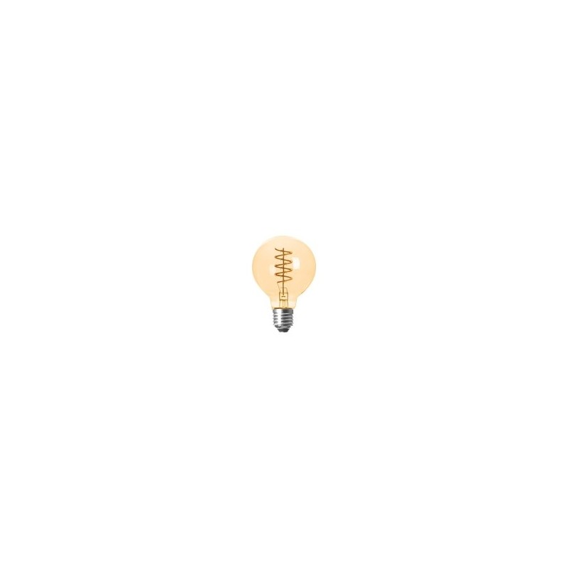 Pritemdoma LED lemputė E27 Filamentinė G80 2200K 4W Gintaro