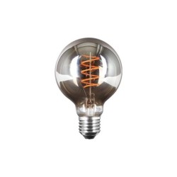 Pritemdoma LED lemputė E27 Filamentinė G80 2200K 4W Tamsintas gaubtas