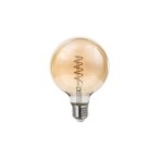 Pritemdoma LED lemputė E27 Filamentinė G95 2200K 4W Gintaro